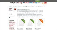 Desktop Screenshot of displayshop.se