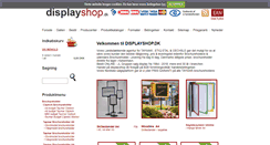 Desktop Screenshot of displayshop.dk